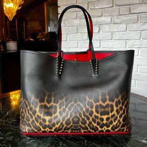 Christian Louboutin Cabata Rare leopard onbre’ large tote